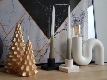 Tweelingkaars dipped EUCALYPTUS