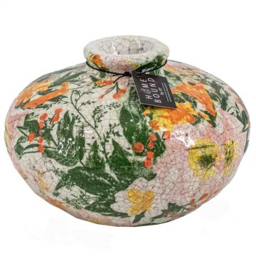 Aardewerkvaasflowermedium