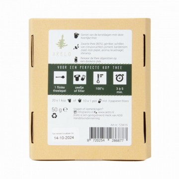 Arelo kerstthee ingredienten