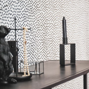 Geometrische kandelaar sfeer