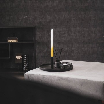 Hv kaarsen goud wit sfeer