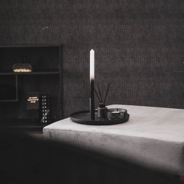 Hv kaarsen zwart wit sfeer