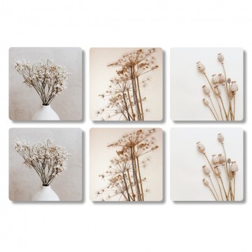 Onderzetters bloemen