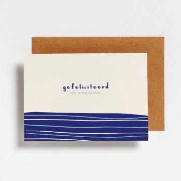 Postcard   gefeliciteerd met je verjaardag v