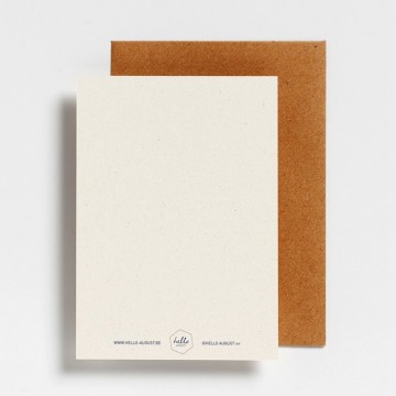 Postcard   leaf ocher a