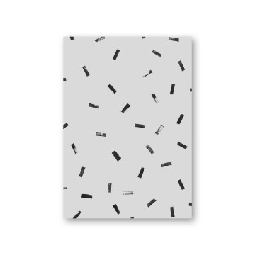 Postcard patroon grijs rechthoek