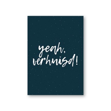 Postcard yeah verhuisd