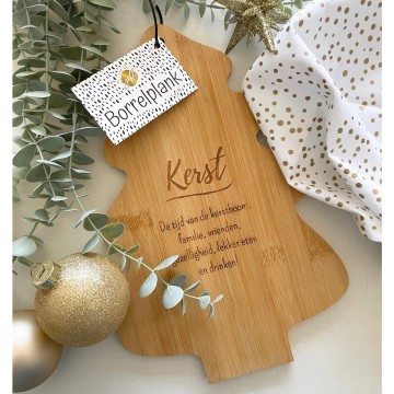 Serveerplank kerst sfeerbeeld